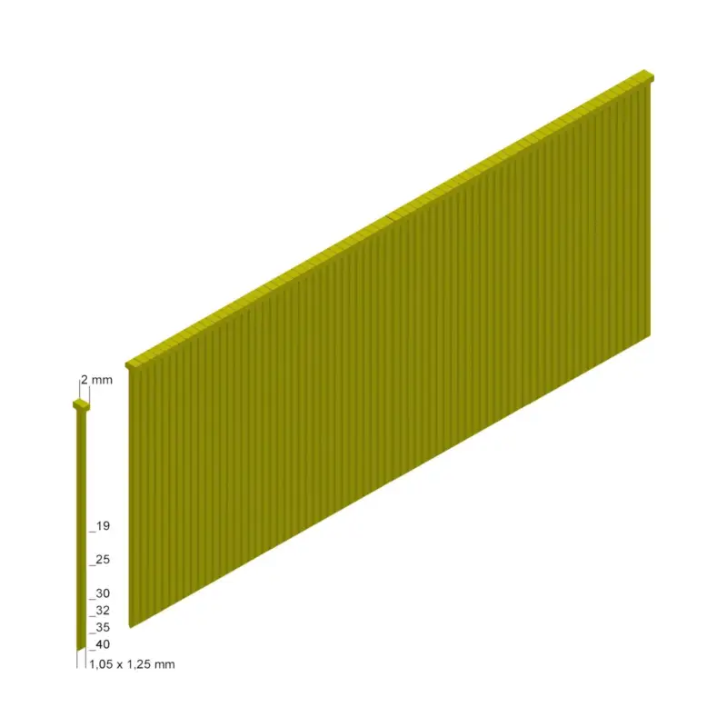 Sonderangebot Prebena 10.000x Stauchkopfnägel (Brads) Type J verzinkt geharzt 19 mm - J19CNKHA