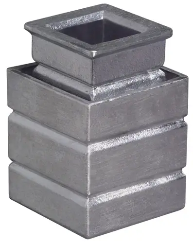 Nur Heute DENI Steinbuchse f.Vierkantstangen 13mm Gusseisen 2-tlg - 5842 0013 90