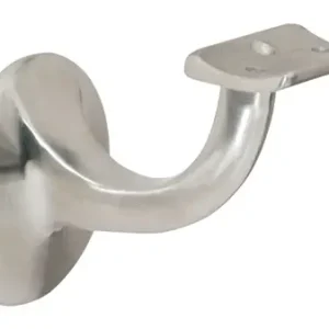DENI Handlaufträger VA ma D.Wandplatte 55mm gewölbte Auflage - 5230 0000 83 Nur Für Kurze Zeit