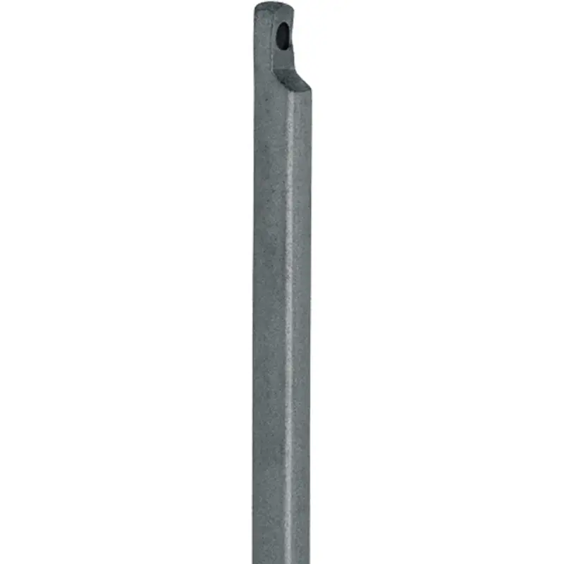 Echt DENI Treibriegelstange m.Aussparung eins.1500mm D.13mm STA hell verz - 4113 1501 33