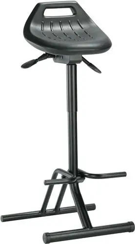 interstuhl Stehhilfe Integralschaum Sitzhöhenverstellung 640 - 840 mm Stahlrohr schwarz klappbar BIMOS - 9456-2000 Top-Seller