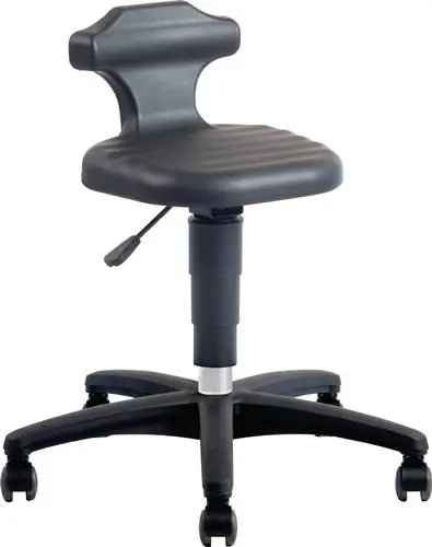 Letzte Chance interstuhl Drehhocker Flex Rollen Integralschaum schwarz - 9408-2000