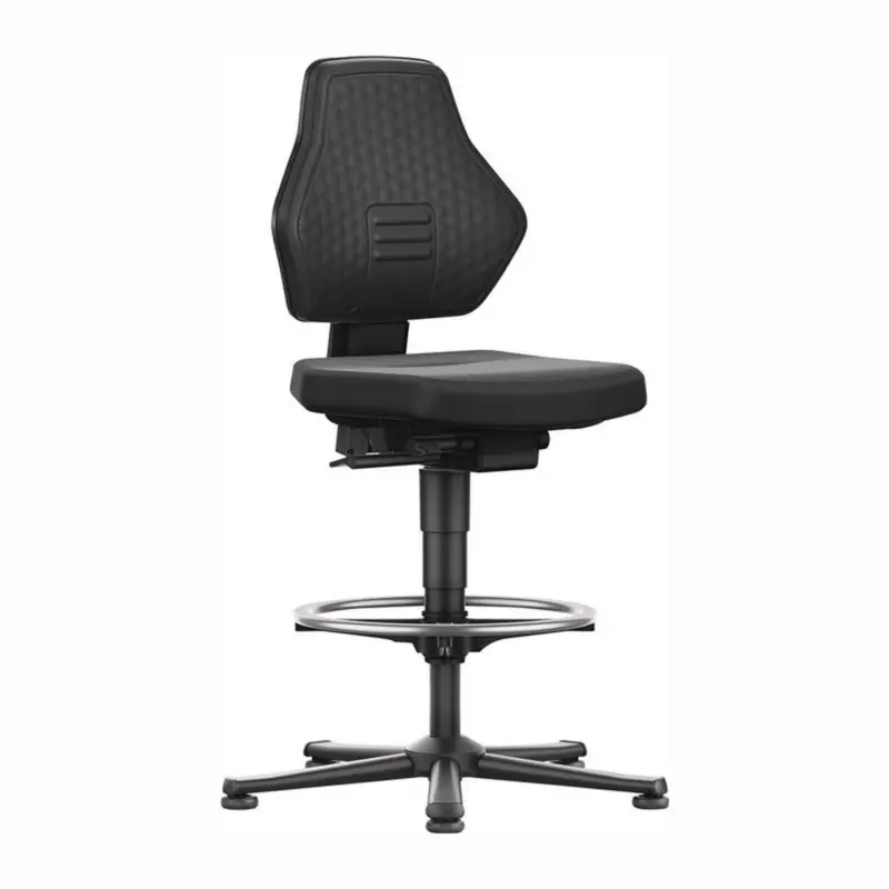 Top-Seller interstuhl Arbeitsdrehstuhl Air Flow Bodengleiter + Fußring - 9071-SP01