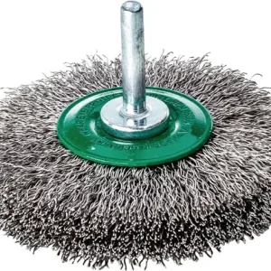 Bestpreis Lessmann Schaftrundbürste Ø80 mm VA 19 mm 15.000 min-¹ - 418363