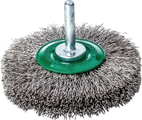 Bestpreis Lessmann Schaftrundbürste Ø80 mm VA 19 mm 15.000 min-¹ - 418363