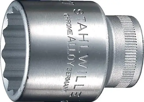 Stahlwille Steckschlüsseleinsatz 50 1/2″ 12-kant Schlüsselweite 24 mm - 3010024 Nur Heute