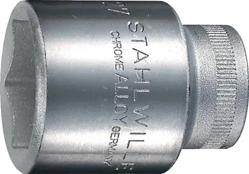 Stahlwille Steckschlüsseleinsatz 52 1/2″ 6-kant Schlüsselweite 13 mm - 3030013 Expressversand
