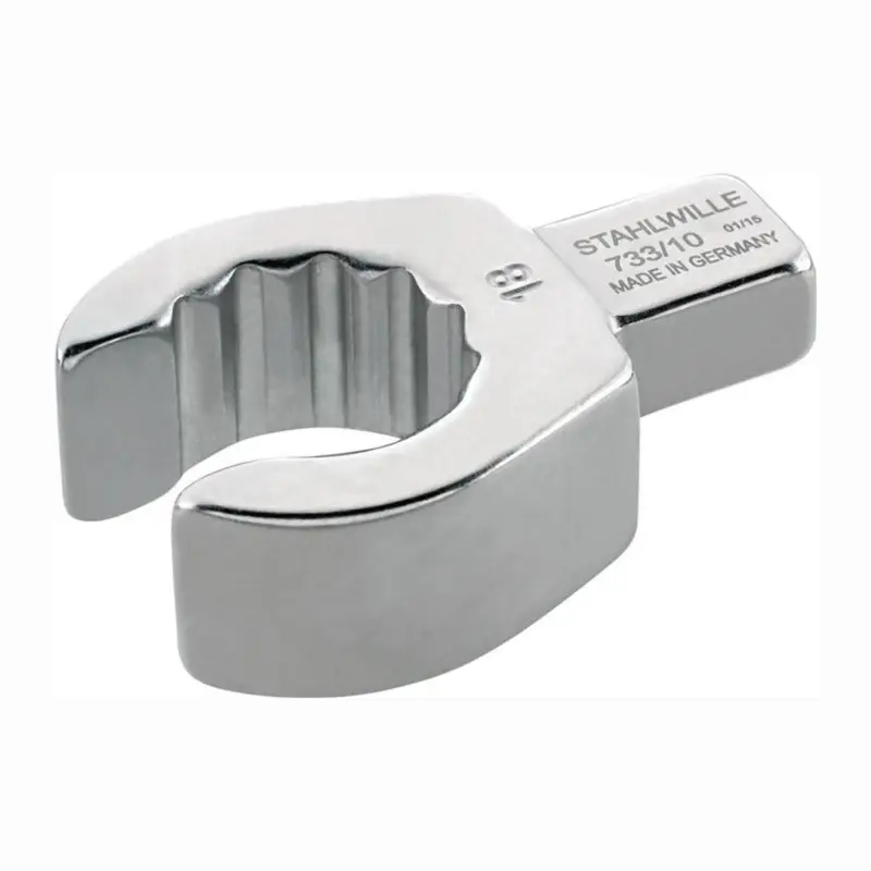 Zertifiziert Stahlwille Einsteckringschlüssel 733/10 22 Schlüsselweite 22 mm 9 x 12 mm - 58231022