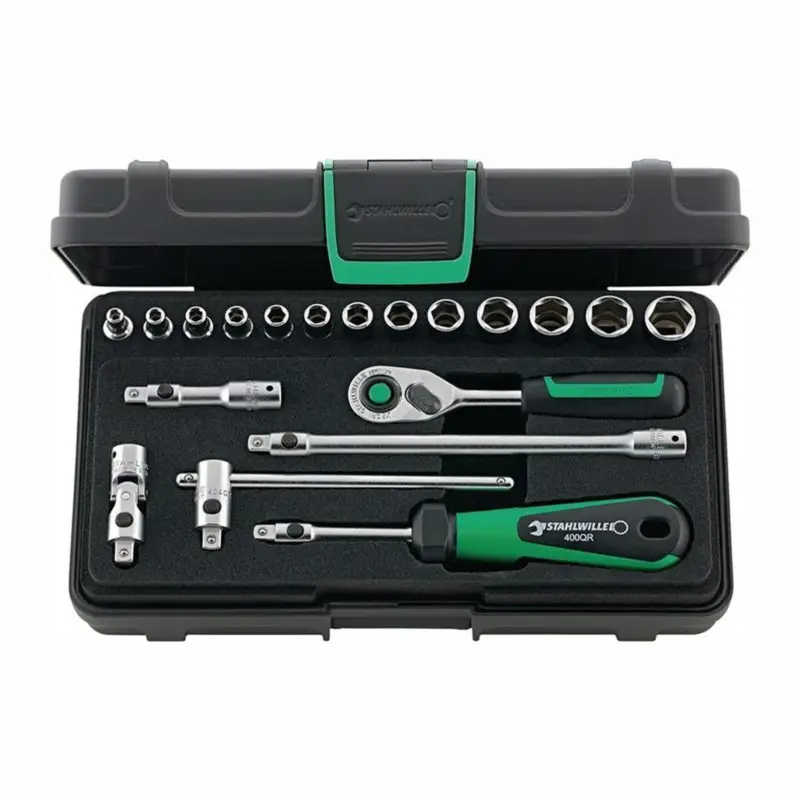 Expressversand Stahlwille Steckschlüsselsatz 40/13/6QR 19tlg. 1/4″ SW 3,5-13 mm Anzahl Zähne 80 6-kant - 96011180