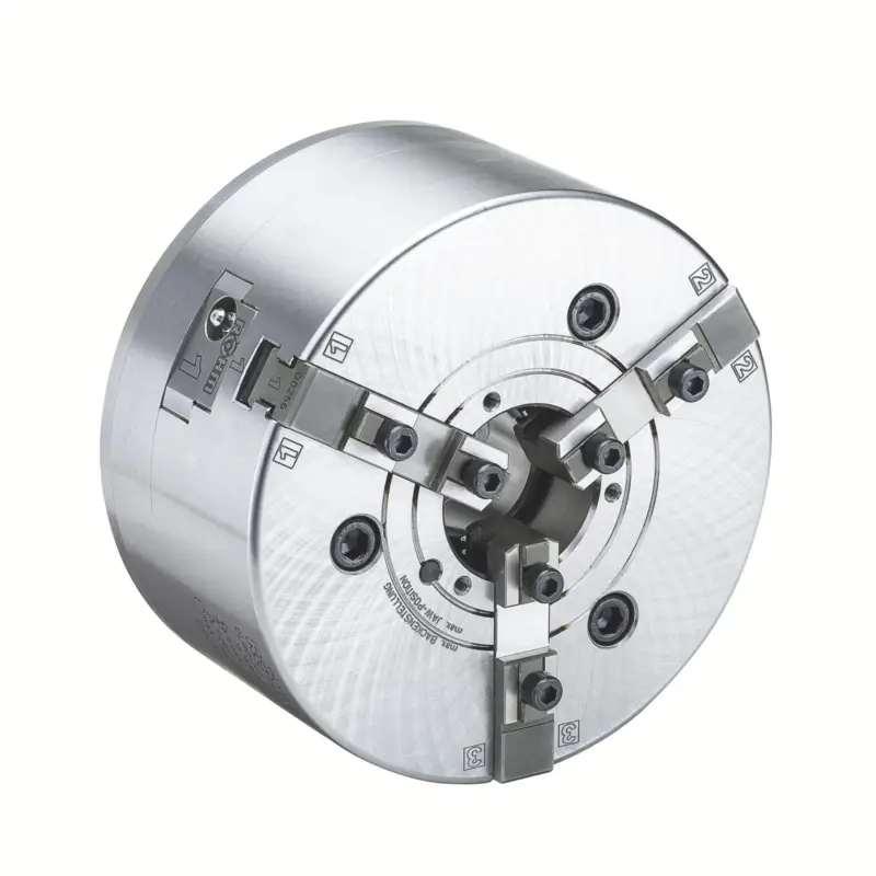 Röhm Kraftspannfutter DURO-NC 175, 3-Backen, DIN 6353, Zentralentriegelung, schrägverzahnt - 159456 Neu