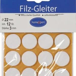 Saisonangebot Filzgleiter 22mm Filz weiß selbstkl. - 522201