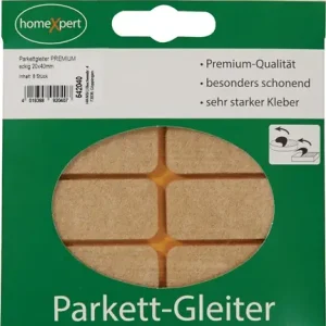 Parkettgleiter Premium 20 x 40mm Filz natur eck.selbstkl. - 542040 Schneller Versand