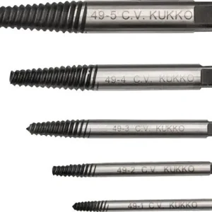 Kukko Schraubenausdrehersatz 5tlg. für Schrauben M3-M18 - 49-A Sofort Bestellen