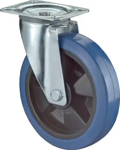 BS Rollen Lenkrolle D.160mm Trgf.300kg Ku.Platte L138xB109mm - L400.B61.160 Rabatt