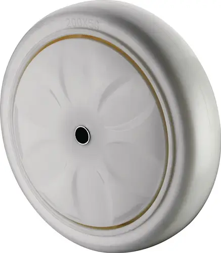 Preiswert BS Rollen Ersatzrad D.125mm Trgf.450kg Ku.weiß Achs-D.12,5mm Nabenl.59mm - B15.131