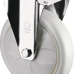 BS Rollen Bockrolle D.125mm Trgf.450kg Ku.Platte L138xB110mm Farbe Rl.weiß - N110.B15.128 Begrenztes Angebot
