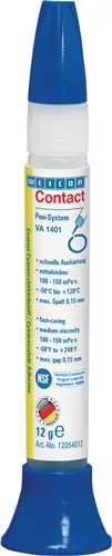 Online Kaufen WEICON Cyanacrylatklebstoff VA 1401 12 g farblos klare Flüssigkeit Pen-System - 12054012