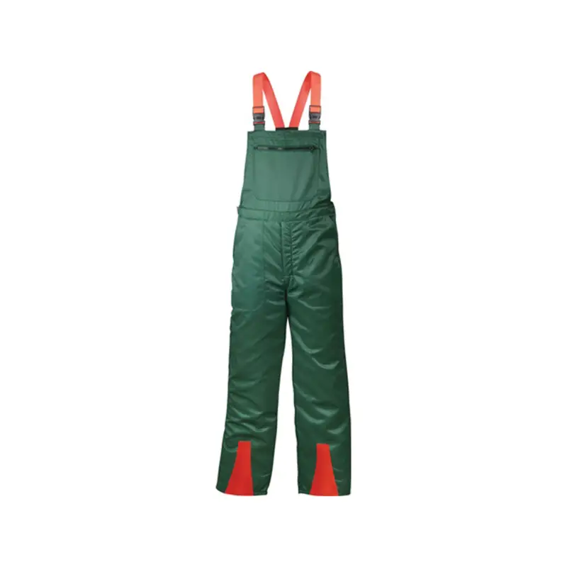 Versand Am Gleichen Tag FELDTMANN Schnittschutzlatzhose FICHTE grün / rot Gr. 50 - 22772-50
