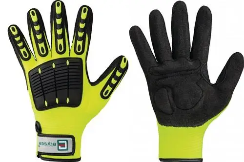 ELYSEE 1 Paar Handschuhe Resistant leuchtend gelb / schwarz Gr. 11 - 0881-11H Top-Angebot