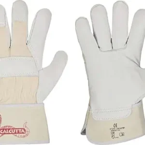 STRONGHAND Handschuh CALCUTTA EN388 naturfarben Rindleder Doppelnaht gummierte Stulpe Gr.12 - 0157-12H Beliebt
