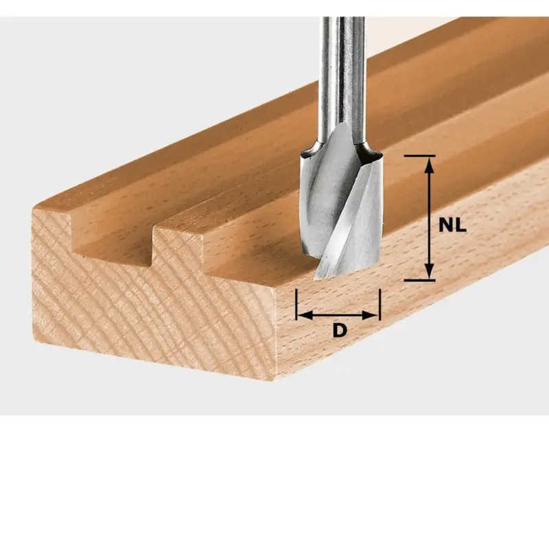 Schneller Versand Festool Spiralnutfräser Nutfräser Fräser HS Spi S8 D10/30 Stahl Holz 490946