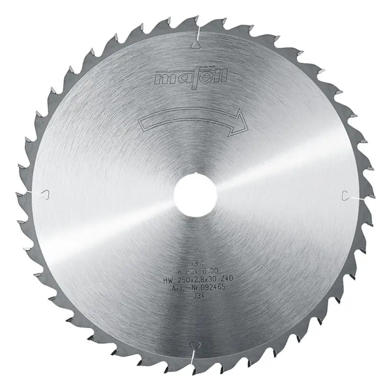 Schneller Versand Mafell Sägeblatt HM 250 x 2,8 x 30 mm Z 40 Zugsäge Erika 85 ec 092465