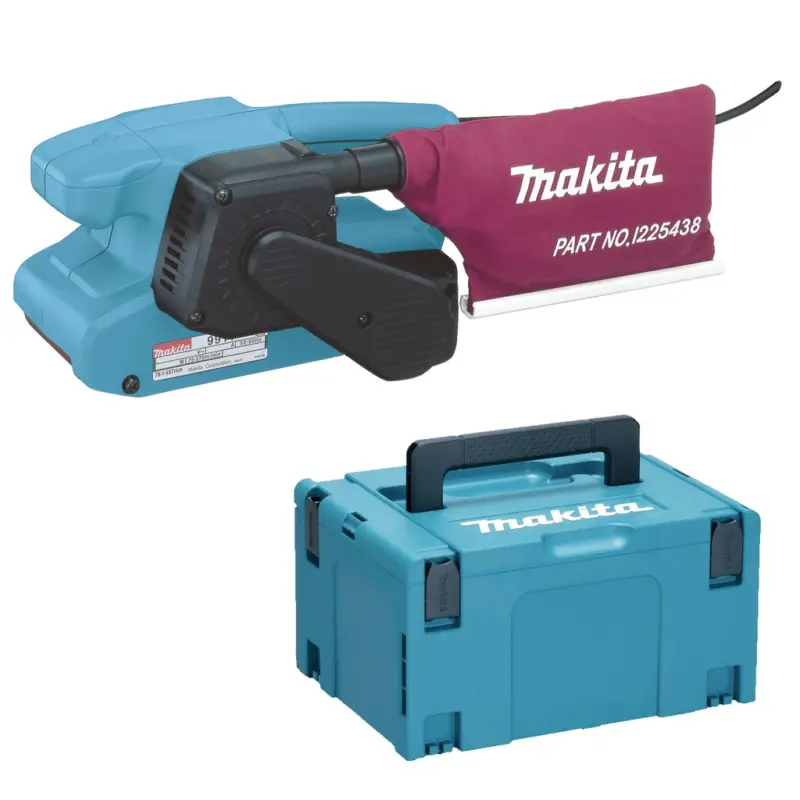 Makita Bandschleifer 9911J 76mm Schleifer + Staubsack im Makpac Neue Ware