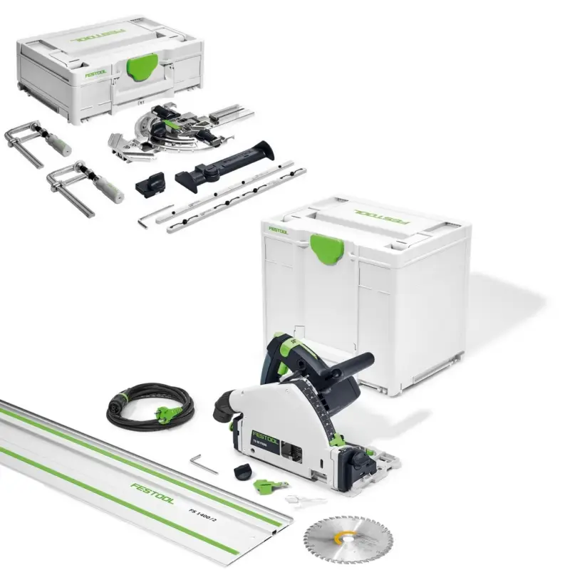 Solange Der Vorrat Reicht Festool Tauchsäge TS 55 FEBQ Plus FS 577010 Führungsschiene Zubehör-Set FS/2-Set