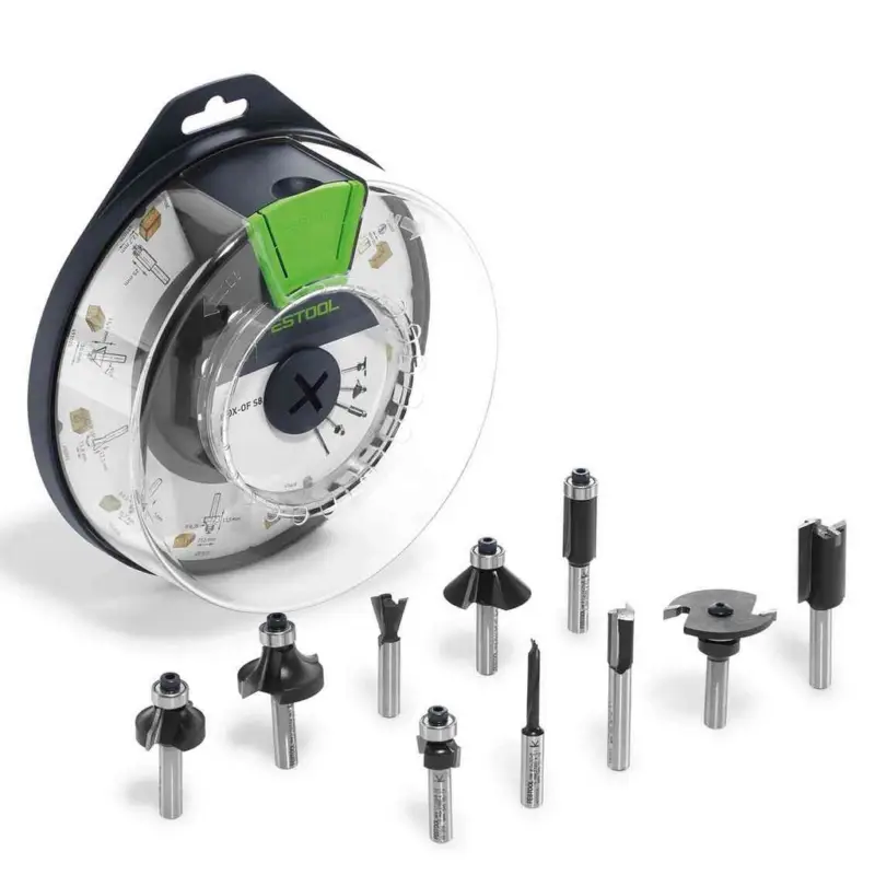 Festool Fräserbox Box-OF HW S8 Mix Bündigfräser Dübelbohrer Nutfräser 498979 Sonderangebot