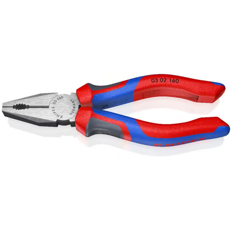 Knipex Kombizange 160 mm 0302160 Zange Seitenschneider Mehrkomponenten Hüllen Sonderangebot