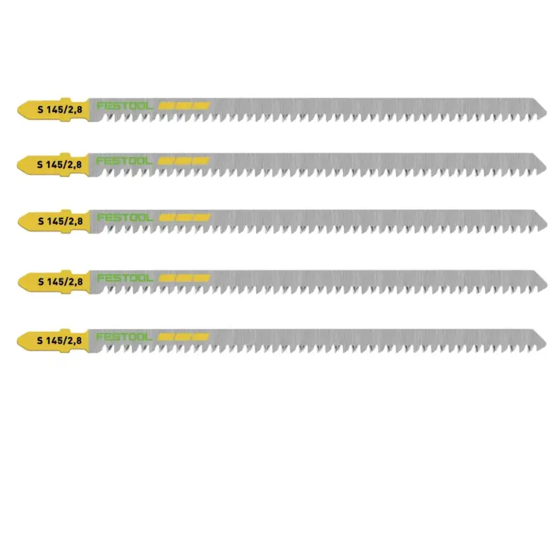 Neu Festool Stichsägeblätter S145/2,8/5 WOOD Straight Cut 204264 Japanverzahnung