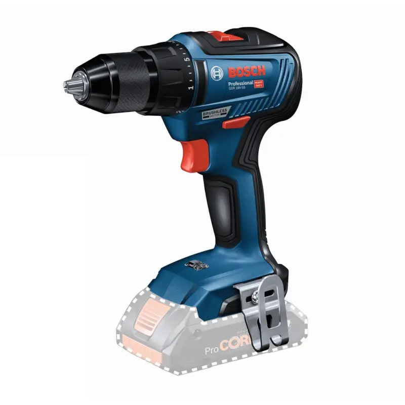 Bosch Akku Bohrschrauber GSR 18V-55 Professional solo ohne Akku und Ladegerät Preisknaller