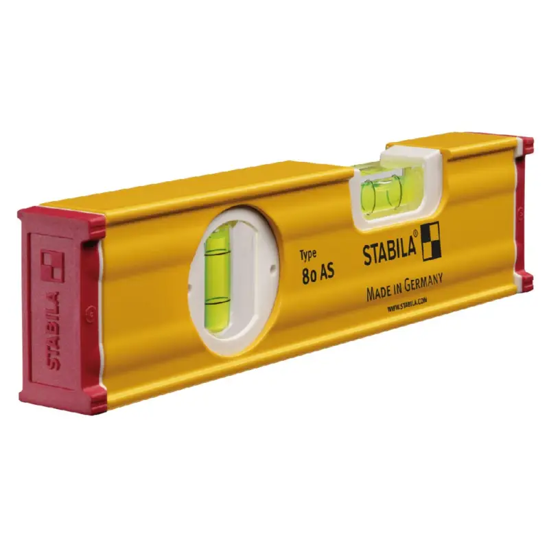 Top-Preis Stabila Leichtmetallwasserwaage 80AS 20cm horizontal vertikal Libelle 19565