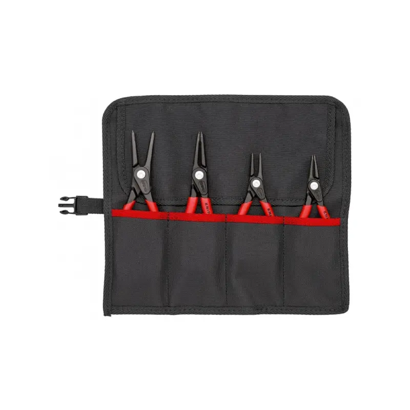 Super-Preis Knipex Sicherungsringzangen-Set 4tlg. in Werkzeugtasche Rolltasche 001957
