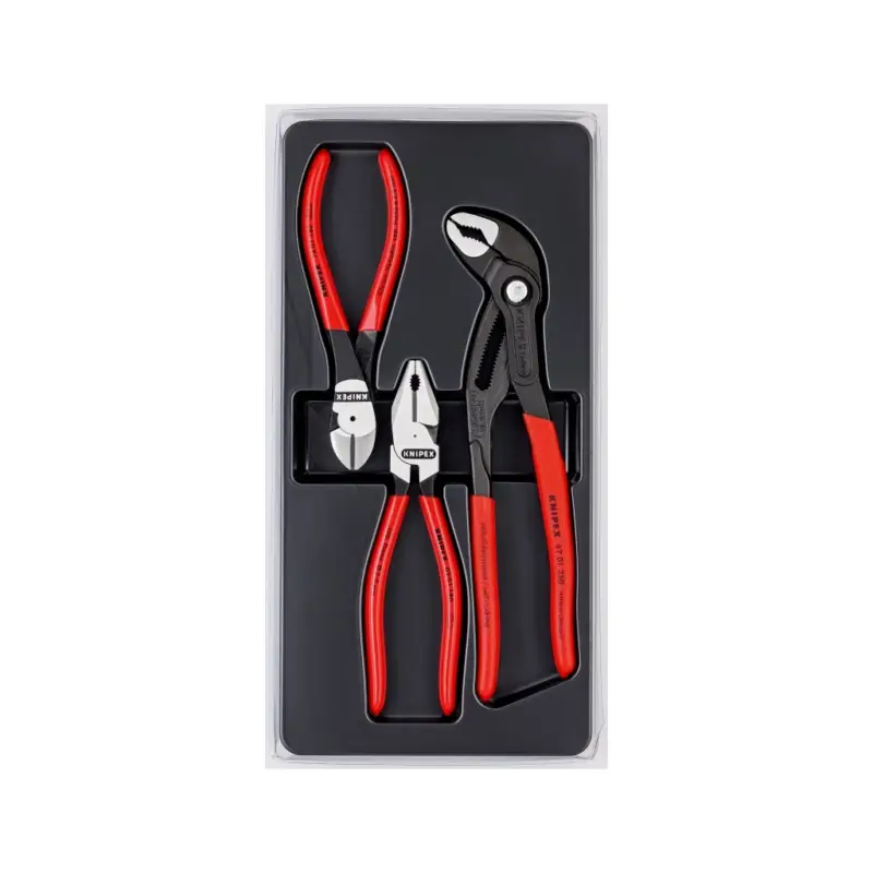 Sichere Zahlung Knipex Kraft-Paket Zangen Werkzeug Set 3 tlg. 00 20 10 Kombizange Cobra