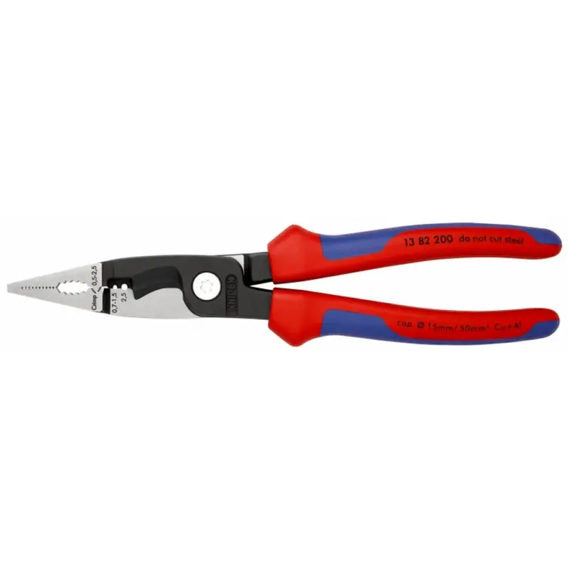 Knipex Elektro-Installationszange isoliert 6 Funktionen in einer Zange 1382200 Knallerangebot