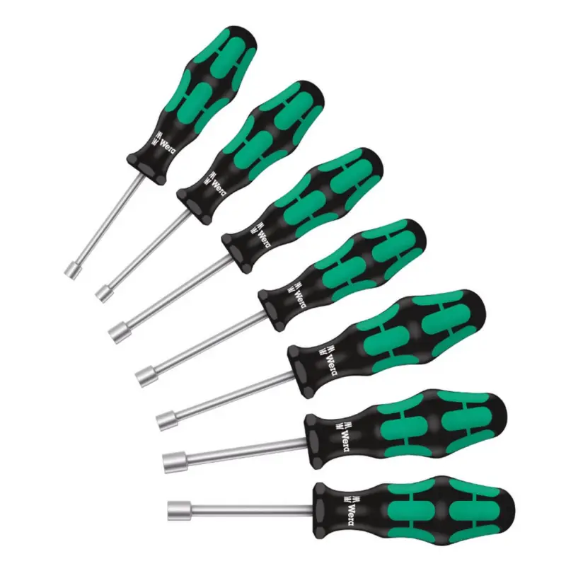 Wera 395 HO/7 SM Steckschlüssel Schraubendreher Satz 7tlg Kraftform 05029510001 Ausverkauf