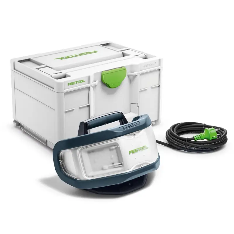 Festool Baustrahler SYSLITE DUO-Plus 112W 5000K IP55 Systainer SYS3 M 237 576406 Neue Ware