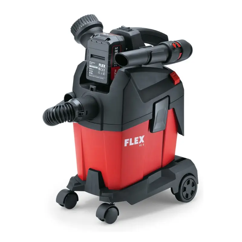 Flex Akku Sicherheitssauger manuelle Filterabreinigung VC 6 L MC 18.0 481.491 Sonderangebot