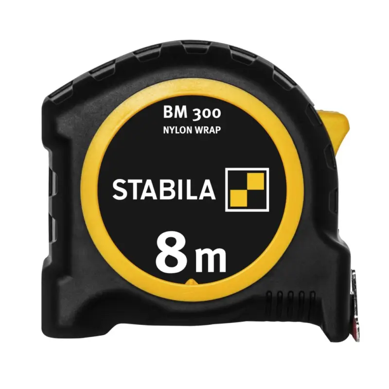 Stabila Taschenbandmaß BM 300 8 m 19574 Bandbreite 27 mm Maßband Messen Expressversand