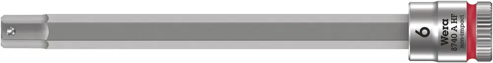 Echt Wera 8740 A HF Zyklop Bitnuss 1/4"-Antrieb Innensechskantschrauben 6 x 100 mm