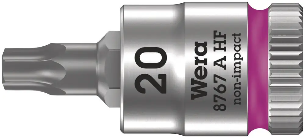 Sichere Zahlung Wera 8767 A HF TORX® Zyklop Bitnuss mit 1/4"-Antrieb TX 20 x 28 mm 05003364001