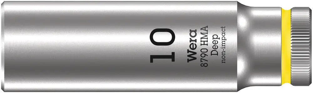 Must-Have Wera 8790 HMA Deep Steckschlüsseleinsatz mit 1/4"-Antrieb, 10 x 50 mm