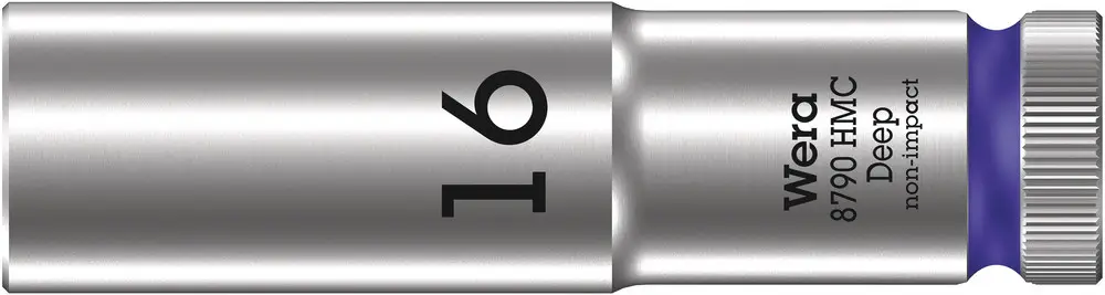 Sofort Bestellen Wera 8790 HMC Deep Steckschlüsseleinsatz mit 1/2"-Antrieb, 16 x 83 mm