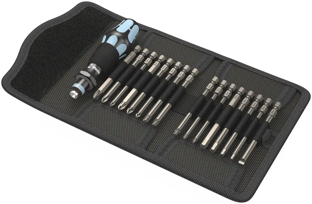 Wera Kraftform Kompakt 60, Edelstahl, 17-teilig 05071116001 Schraubendreher Heißes Angebot