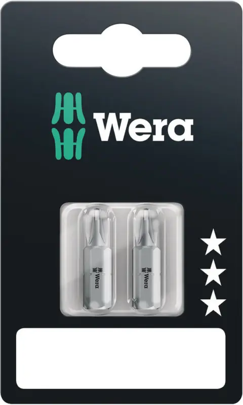 Geprüft Wera 855/1 Z SB Bits, PZ 3 x 25 mm, 2-teilig