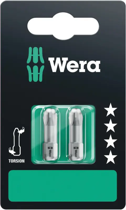 Wera 851/1 TZ SB Bits, PH 3 x 25 mm, 2-teilig 05073325001 Markenprodukt