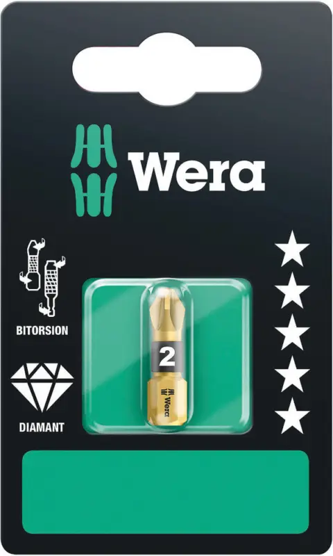 Meistverkauft Wera 855/1 BDC SB Bits, PZ 2 x 25 mm 05073337001
