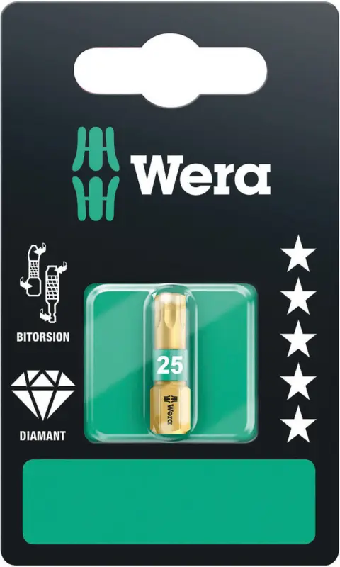 Abverkauf Wera 867/1 BDC SB TORX® Bits, TX 25 x 25 mm 05134377001
