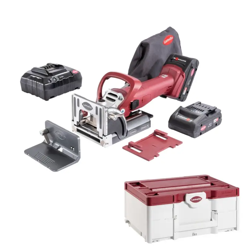 Lamello Akku Nutfräsmaschine Classic X Set inkl. Akkus Lader Stecker 101701DES Jetzt Kaufen